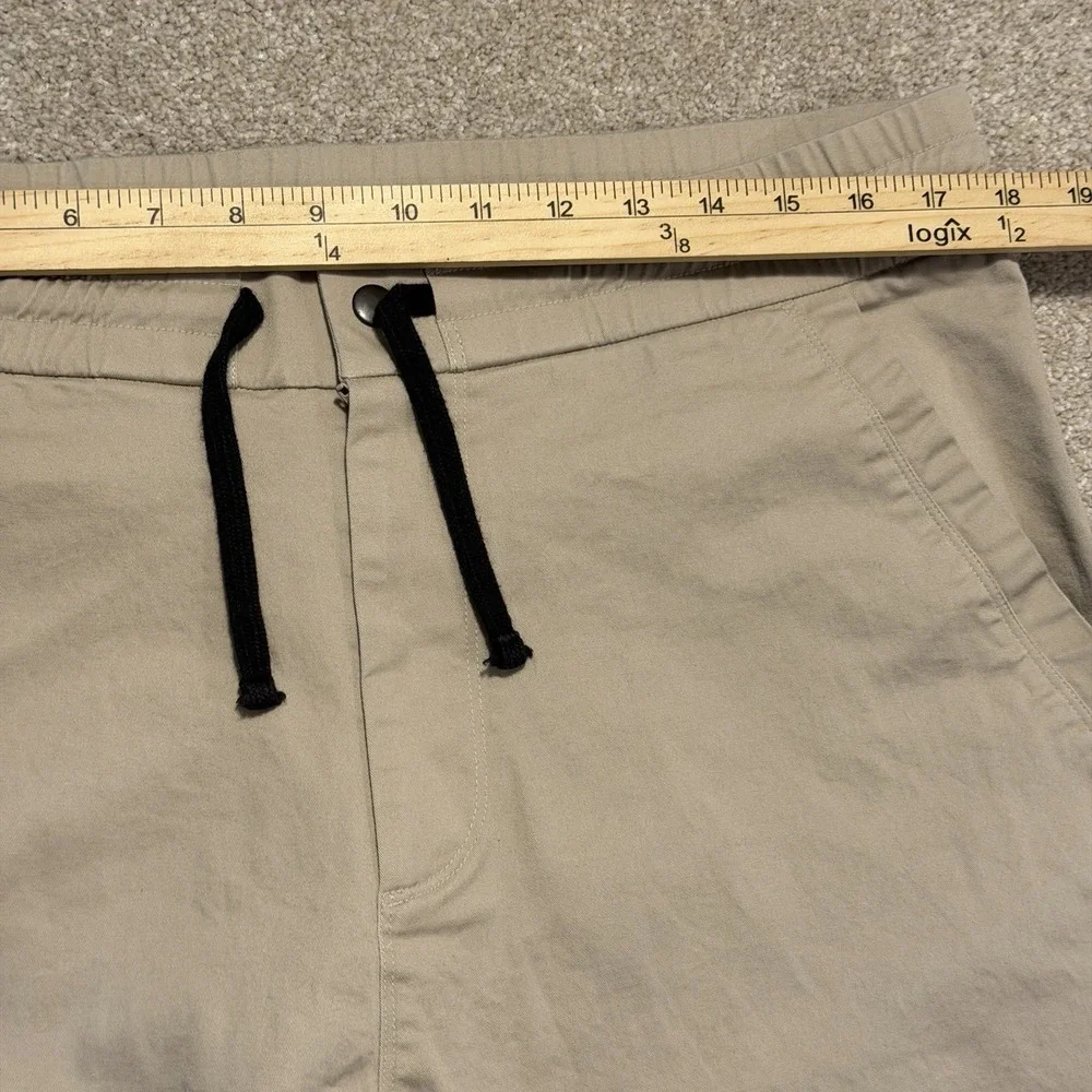Paskho Pants Mens Large Community Made Comfy Stretch Chino Drawstring Hiking USA